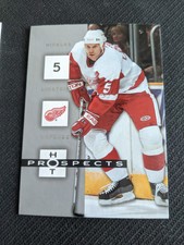 2005-06 Fleer Hot Prospects NICKLAS LIDSTROM #37 BASE