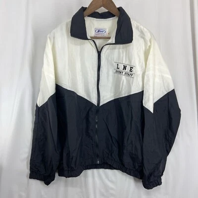 Vtg NEFF Windbreaker Men's Size XL Full Zip Lincoln Nebraska Rockets Event Staff - Image 1 of 4