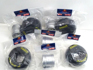 DeAgostini RB7 Red Bull Racing 4x Felgen 4x Reifen 2x vorne 2x hinten in OVP - Bild 1 von 9