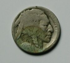 1917D (ACID DATE DAMAGE) USA Buffalo Nickel Coin - Five Cents (5¢) - Indian Head