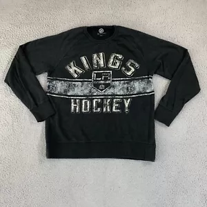 Los Angeles Kings G-lll Shirt Hockey Pullover Small Raglan Long Sleeve NHL Black - Picture 1 of 12