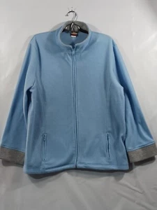 Tudor Court Damen-Fleecejacke Größe Large blau handgefertigt in der Schweiz - Bild 1 von 11
