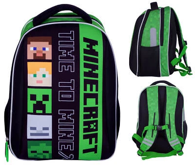 TORNISTER Rucksack ASTRA Schulrucksack Schulranzen Schultasche, MINECRAFT - Bild 1 von 4