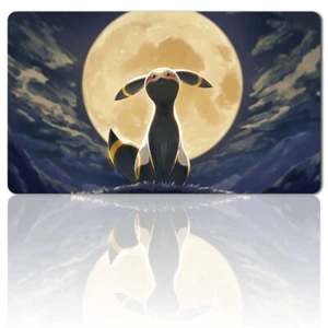 Umbreon - Board Game Pokemon Eevee Playmat Games Mousepad Play Mat of TCG - Picture 1 of 7