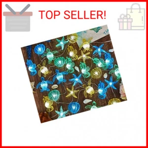 Ocean Themed String Lights Marine Life Night Lights Beach Décor Sea Turtle Seaho - Picture 1 of 2