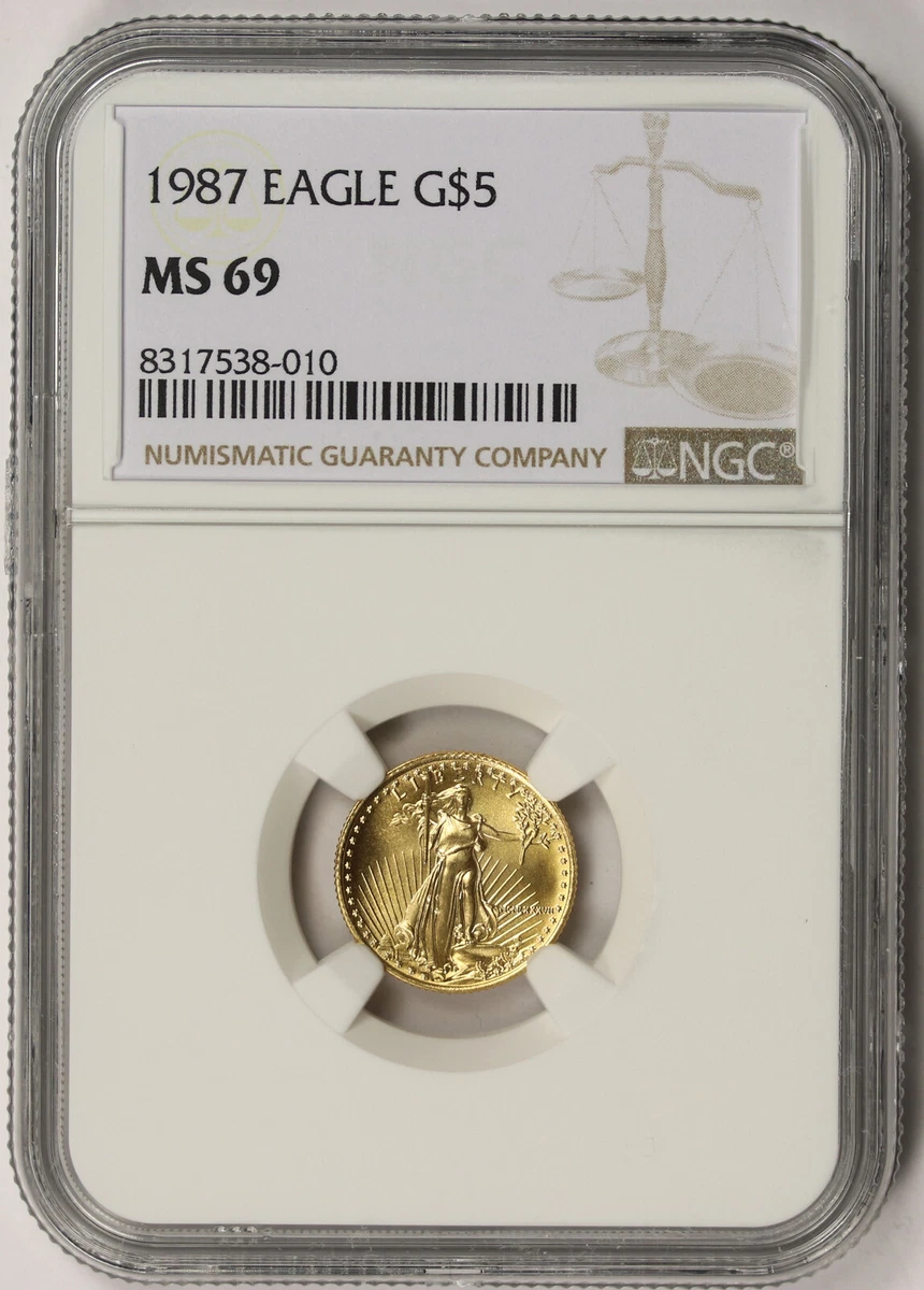 1987 American Eagle MS 69 Graded Gold Bullion Coins for sale | eBay