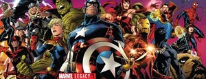 MARVEL LEGACY ISSUE 1 - REGULAR DOUBLE GATEFOLD QUESADA COVER - Foto 1 di 1