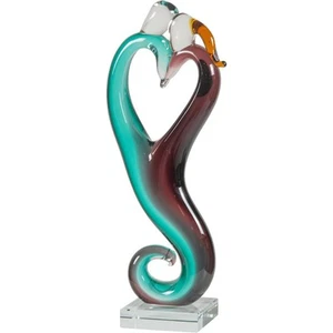 Dale Tiffany AS21272 Unity Heart Handcrafted Art Glass Figurine - Picture 1 of 2