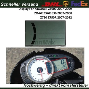 Motorcycle Meter Display Instrument LCD Screen For Kawasaki Z1000 Z750 ZX6R 636 - Bild 1 von 6