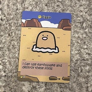 Pokiebubies 1st Edition Fan Art Diggie Diglet 71 Chef Ken Lee Set 1 - Picture 1 of 2
