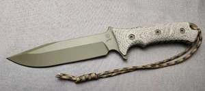 EXCLUSIVE Chris Reeve Knives (CRK) - OD Green Pacific - Plain Edge MagnaCut NEW! - Picture 1 of 22