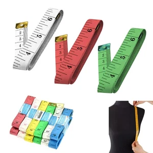 3 x Body Measuring Ruler Sewing Cloth Tailor Tape Measure Soft Flat 60" 150cm - Picture 1 of 1