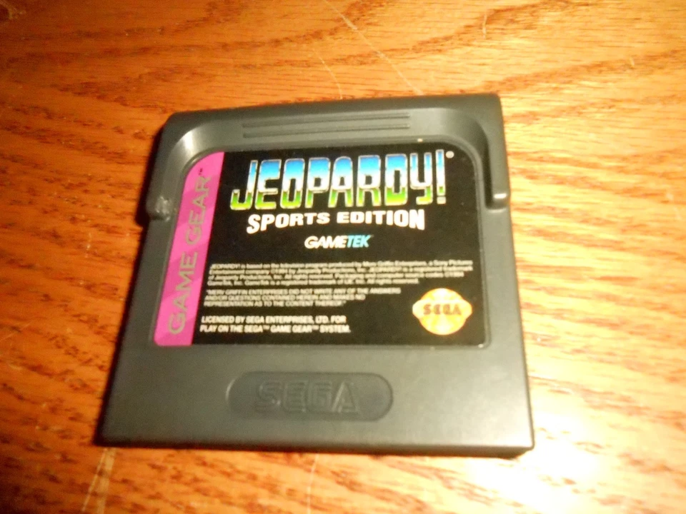 Jeopardy Sports Edition (Sega Game Gear, 1994) - Image 1 of 1