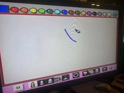 Mario Paint (Sistema de Entretenimiento Super Nintendo, 1992) Con Caja, Ratón, Probado Foto 1 de 4