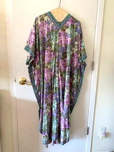 VTG Christian Dior Maxi Loungewear Caftan Cover-up Size One Size - altered - Picture 1 of 4