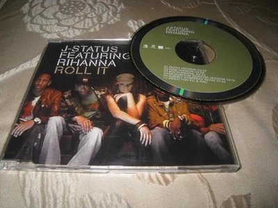 J-STATUS FEATURING RIHANNA ROLL IT USED NOUGHTIES R&B UK CD SINGLE. - Image 1 of 2