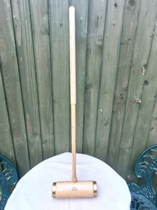 Jaques 71121 Oxford Mallet English Ash Croquet Mallet With Brass Rings - Picture 1 of 17