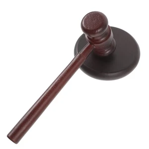 Gifts for Law Students Lawyers Women Gavel Judge Hammer Wooden Martillo Juez - Picture 1 of 12
