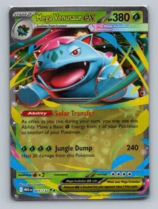 1x Mega Venusaur ex #003/132 Pokemon Mega Evolution - Pokemon NM - Picture 1 of 2