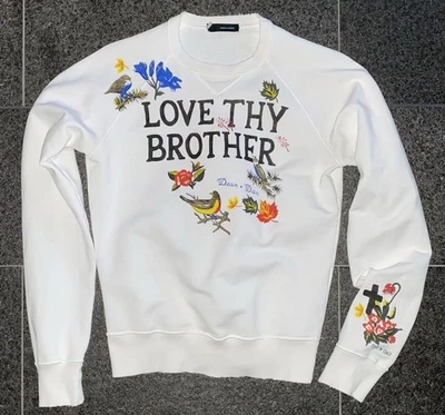 Dsquared2 F/W 2005 Love M Faith Cross Cristo Birds Of Prey Believe Trust Foto 1 de 4