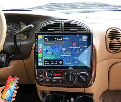 4+64G For 1990-2000 Chrysler Town & Country Android Carplay Car Stereo Radio GPS - Image 1 of 4