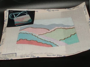 JULIE MAR 13423 JULIE THOMPSON 1992 Handpainted Needlepoint Canvas NEW - Picture 1 of 5