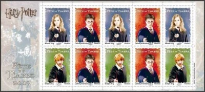 FRANCIA 2007 HANRY POTTER LIBRETTO FRANCOBOLLI NUOVI MNH** (C.8) - Immagine 1 di 2