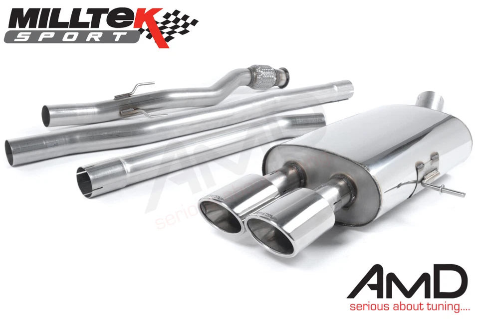 Milltek Nuevo Mini Mk2 R58 Cooper S Coupé Cat Escape Trasero Sin Resonar - Imagen 1 de 1