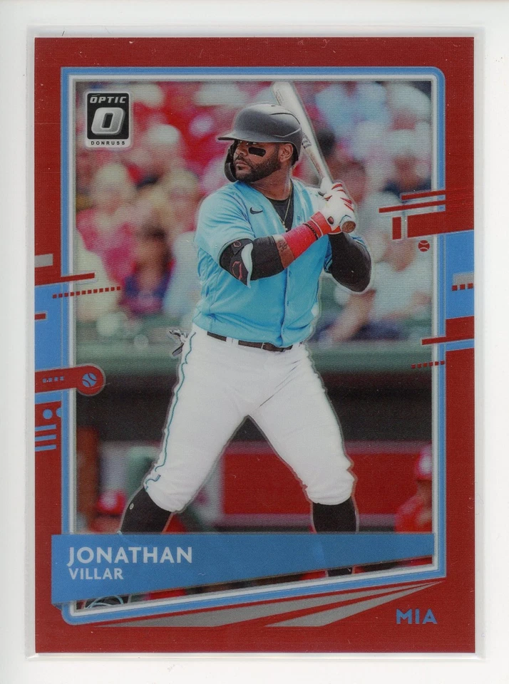 2020 Donruss Optic Red #144 Jonathan Villar Marlins /60 - Image 1 of 3