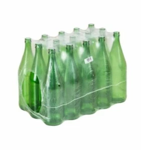 Pz 20 Bottiglie verdi in vetro litri 1 per vino acqua passata bevande mod. vichy - Foto 1 di 2