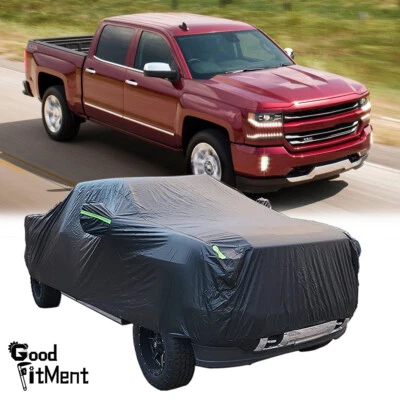 Cubierta anti lluvia polvo nieve sol para camioneta pickup Chevy Silverado 1500 2500 HD Foto 1 de 4