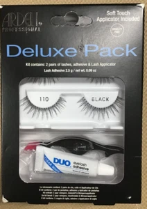 Ardell Eyelash 110 Deluxe Kit Black - 2ct - NEW - Picture 1 of 2