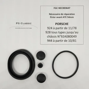 PORSCHE 924 / 928 / 944 - Nécessaire Réparation Étrier AVT ATE 54mm - Foto 1 di 1