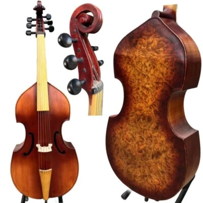 Baroque Style SONG maestro 6 string 27" viola da gamba,Bird eye maple back#14959 - Image 1 of 4