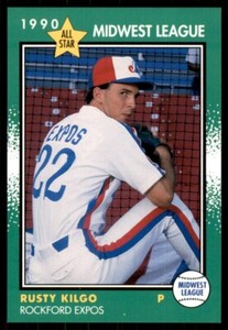 1990 Grand Slam Midwest League Rusty Kilgo Rockford Expos #11