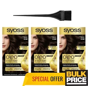 Syoss Oleo Intense 4-86 Chocolat Brun Sans Ammoniaque Offre En Gros 3-Pack - Bild 1 von 6
