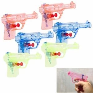 6 Pc Water Gun Shooter Pump Blaster Pool Toy Kids Swimming Beach Play Yard Fun - Picture 1 of 1
