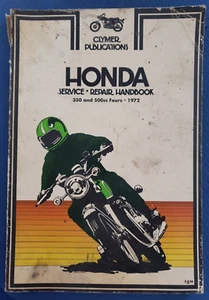Honda 1972 350 and 500cc Fours Service & Repair Handbook - Clymer M332        F - Picture 1 of 11
