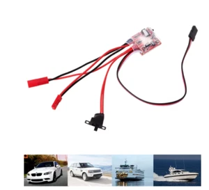 Replacement 20A Brushed Motor Speed Controller ESC for RC Car Boat Ship Parts - Picture 1 of 8