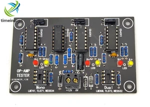 Operational Amplifier OP AMP Tester For Single Dual opamp TL071 TL072 TL081/082 - Imagen 1 de 5