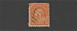 1916-17 U.S Regular Issue 10c Orange Franklin p.10 Sc#472 Used ^ - Picture 1 of 1