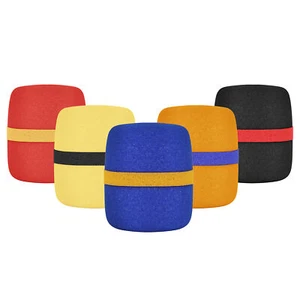 5 Dicke Schaumstoff Mikrofon Abdeckung Handmikrofon Windschutz Bunte Abdeckung M6L4 - Bild 1 von 10