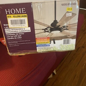 Home Decorators Makenna 60" LED Colored Ceiling Fan Replacement Light Parts - Picture 1 of 3