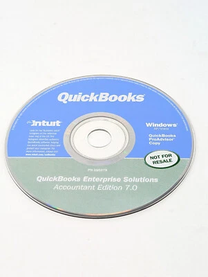 Intuit QuickBooks Enterprise Solutions Accountant 7.0 Windows Vista/XP Disc Only - Image 1 of 2