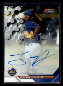 2016 Bowman's Best #B16-JDU Justin Dunn Best of 2016 Auto Mets Mint+ - Picture 1 of 2