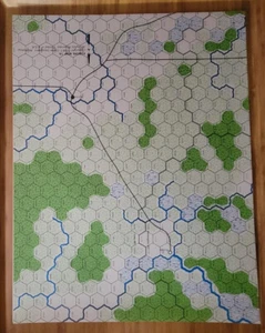 Mapa de Wargame GDW Europa #7A solamente (P) - Imagen 1 de 1