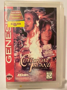 Cutthroat Island (Sega Genesis, 1995) Game with Manual and Replacement Case - Picture 1 of 15