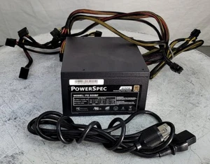 POWERSPEC PS 600BF ATX Power Supply 80 Plus Bronze - Photo 1/3
