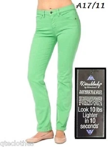 MIRACLEBODY $110 NEW Lift Tuck Katie Meadow Skinny Straight-Leg Jeans 6 L33 QCO - Picture 1 of 8
