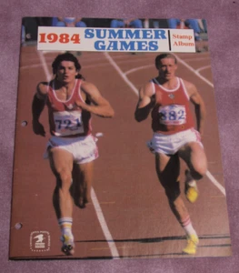 1984 Summer Olympic Stamp Album w/ Stamps + Winter Games Stamp Album w/Stamps - Picture 1 of 10
